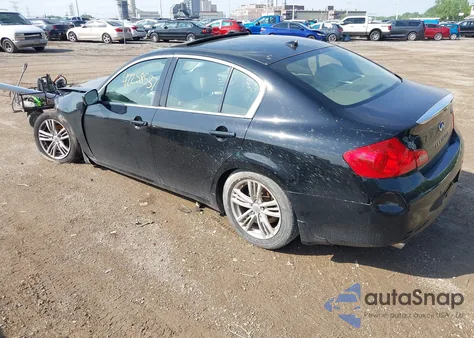 2011 Infiniti G37X из США, поврежденный, VIN JN1CV6AR3BM353460